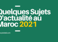 actualité maroc 2021